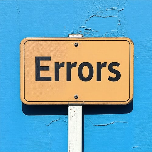 Errors sign-2