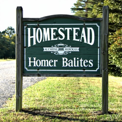Homestead signage