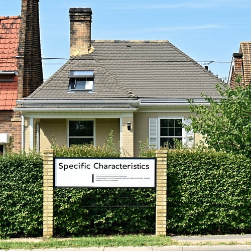 Specific Characteristics house signage-1