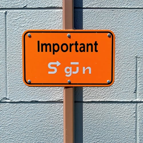 important sign