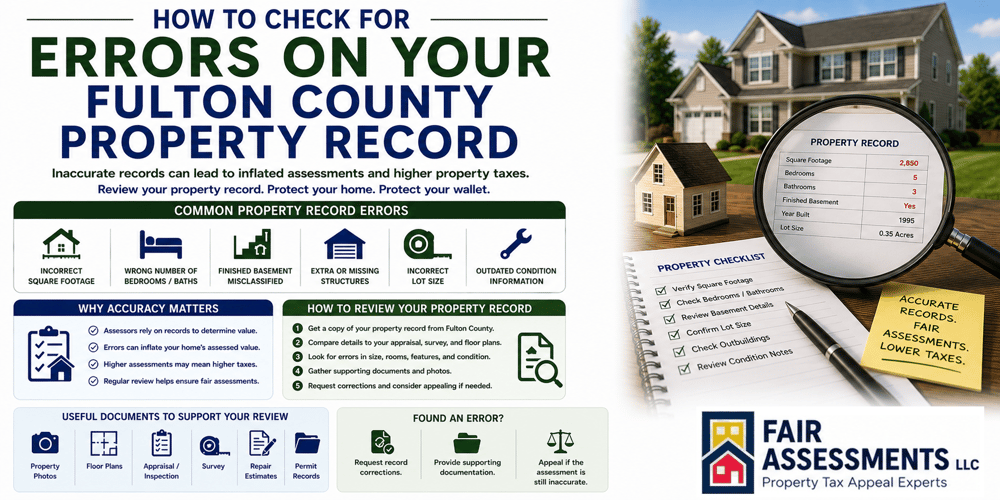 How to Check for Errors on Your Fulton County Property Record