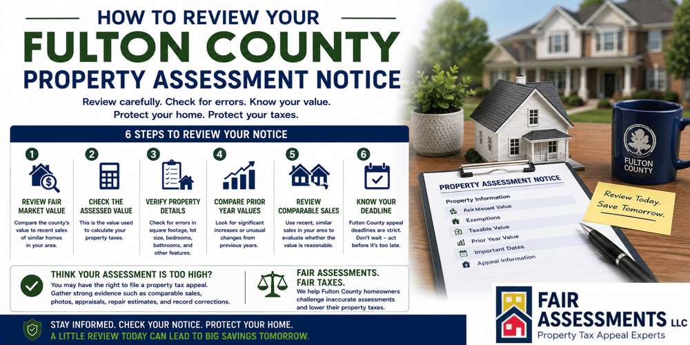 How to Review Your Fulton County Property Assessment Notice