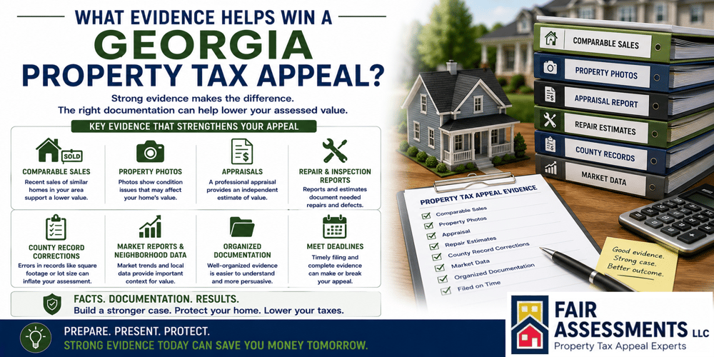 What Evidence Helps Win a Georgia Property Tax Appeal