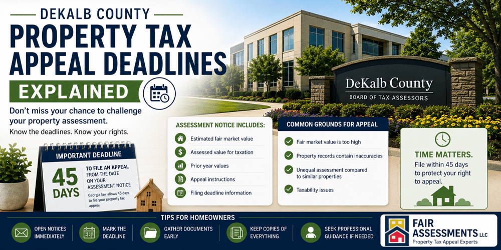 DeKalb County Property Tax Appeal Deadlines Explained