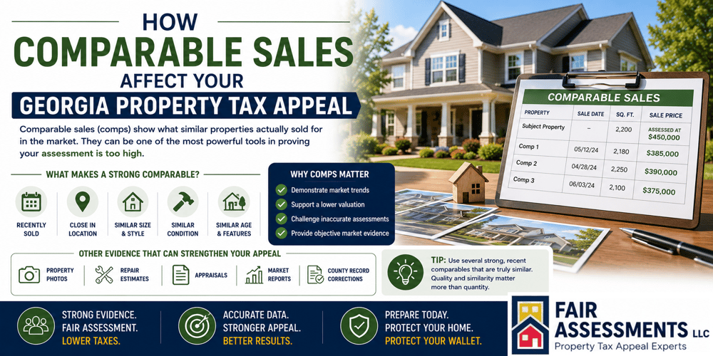 How Comparable Sales Affect Your Georgia Property Tax Appeal