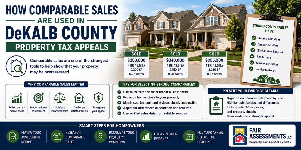 How Comparable Sales Are Used in DeKalb County Property Tax Appeals