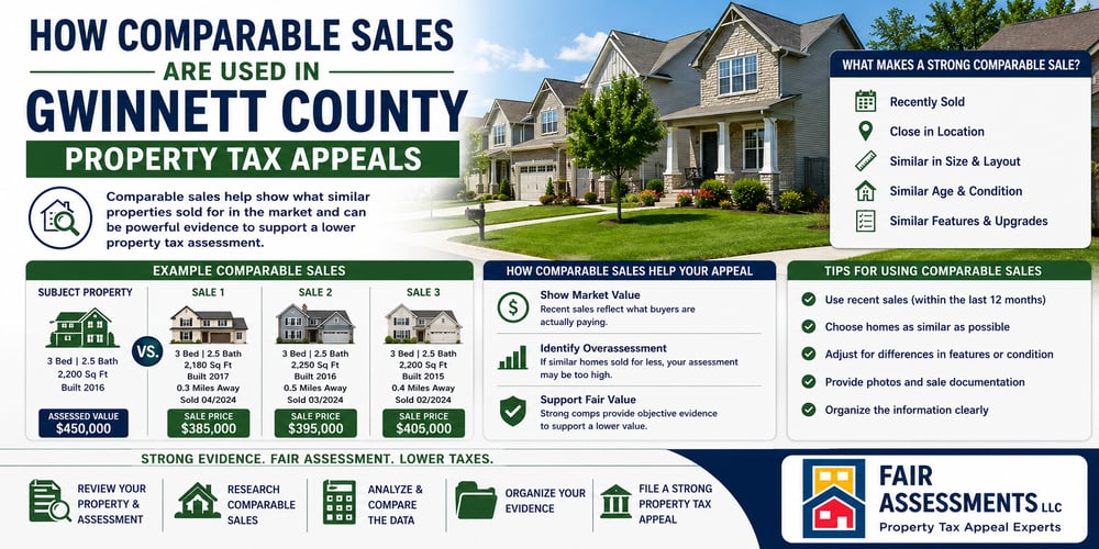 How Comparable Sales Are Used in Gwinnett County Property Tax Appeals