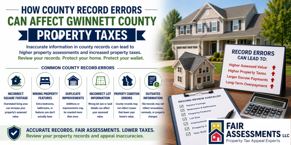 How County Record Errors Can Affect Gwinnett County Property Taxes