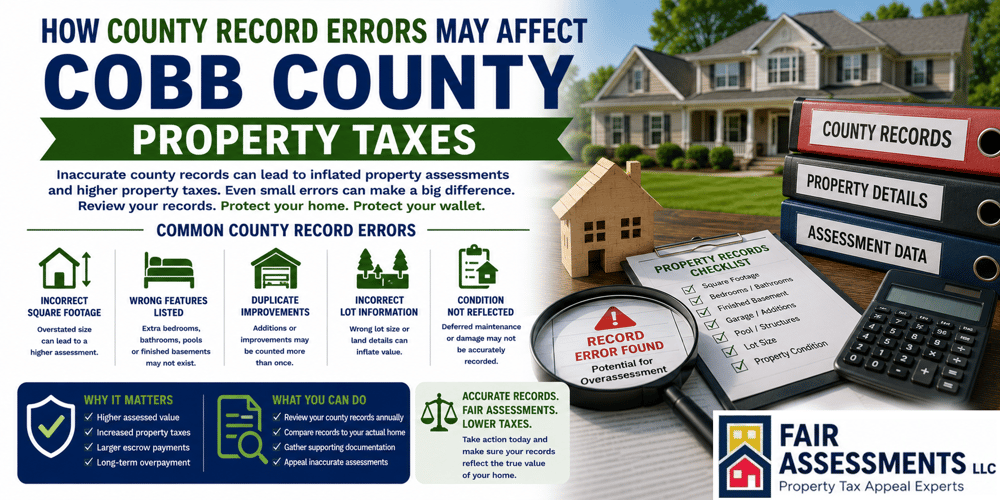 How County Record Errors May Affect Cobb County Property Taxes
