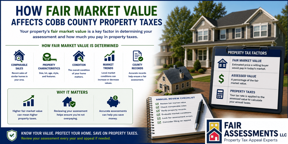 How Fair Market Value Affects Cobb County Property Taxes