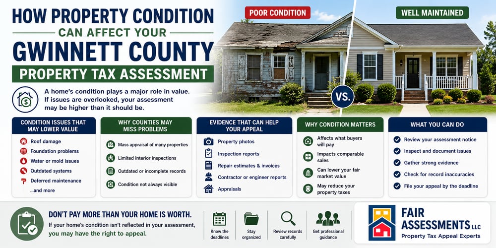 How Property Condition Can Affect Your Gwinnett County Property Tax Assessment