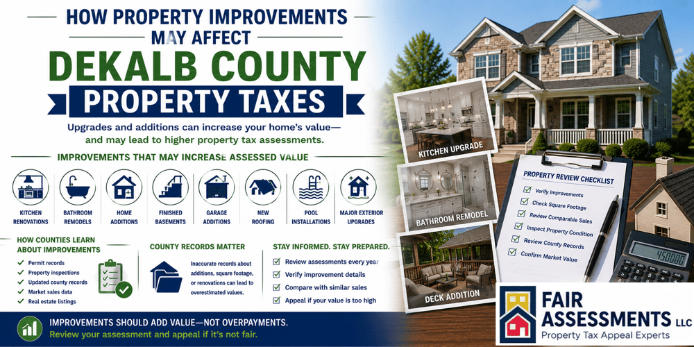 How Property Improvements May Affect DeKalb County Property Taxes