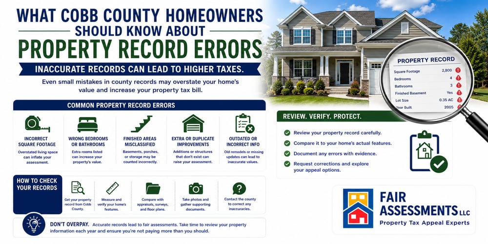 What Cobb County Homeowners Should Know About Property Record Errors