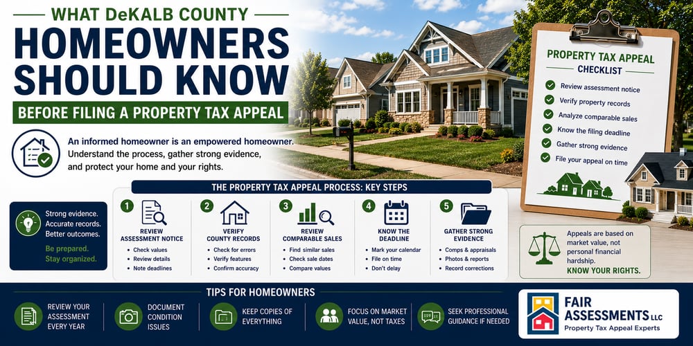 What DeKalb County Homeowners Should Know Before Filing a Property Tax Appeal