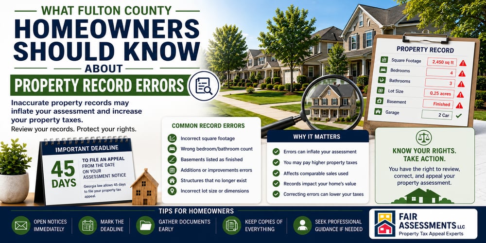 What Fulton County Homeowners Should Know About Property Record Errors