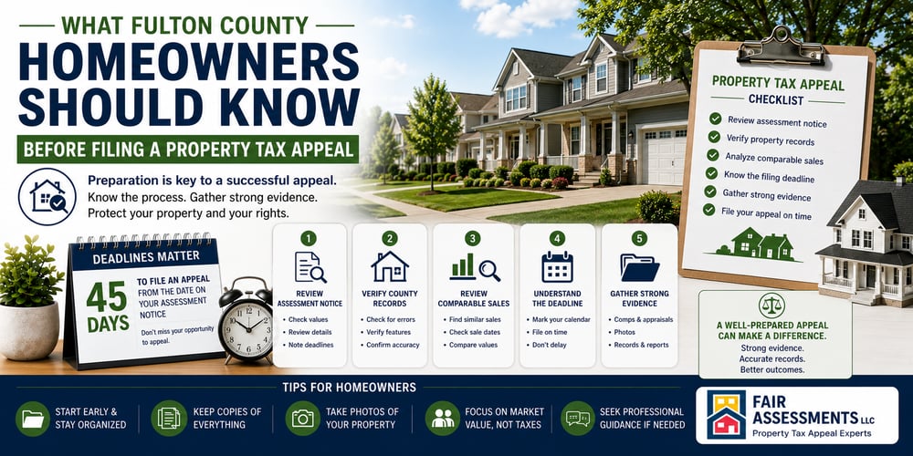 What Fulton County Homeowners Should Know Before Filing a Property Tax Appeal