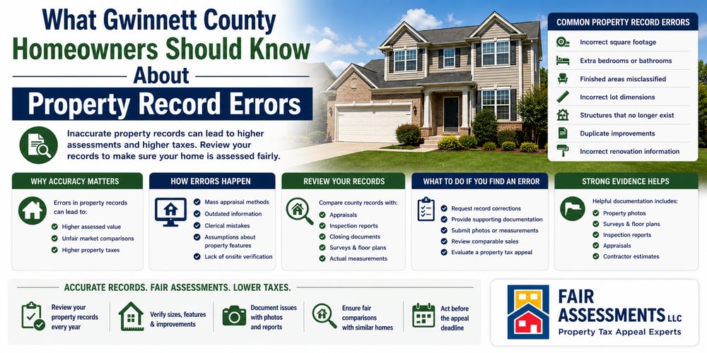 What Gwinnett County Homeowners Should Know About Property Record Errors