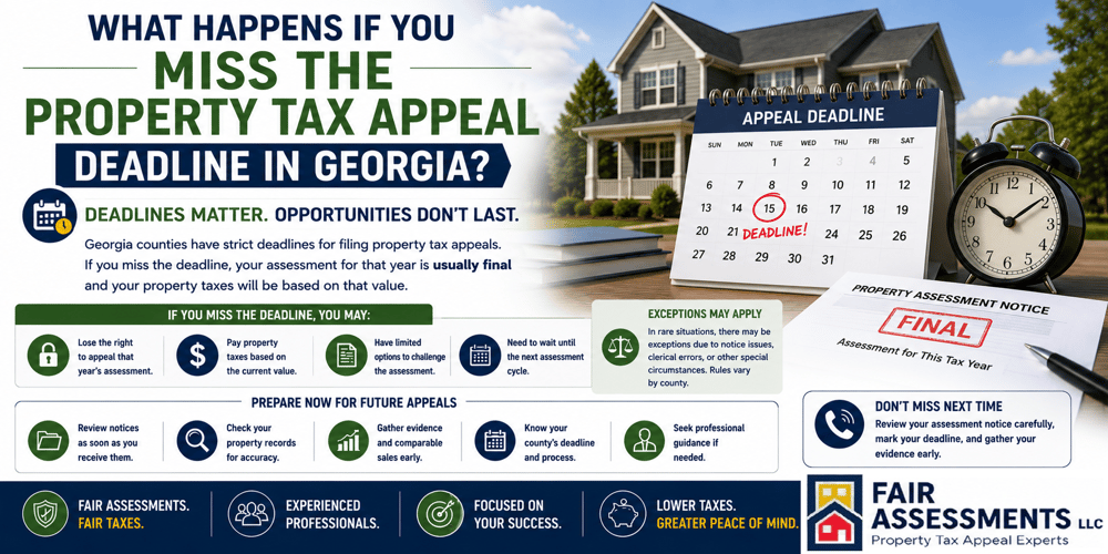 What Happens If You Miss the Property Tax Appeal Deadline in Georgia