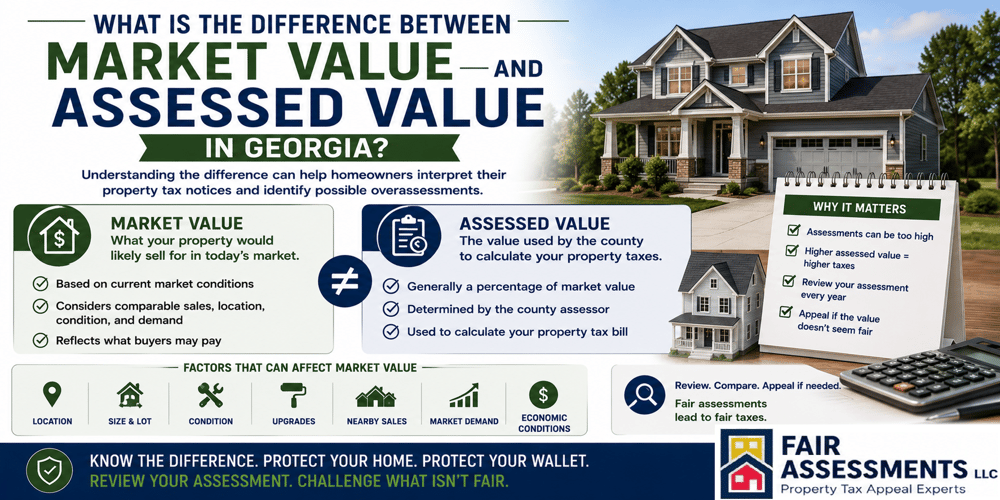What Is the Difference Between Market Value and Assessed Value in Georgia