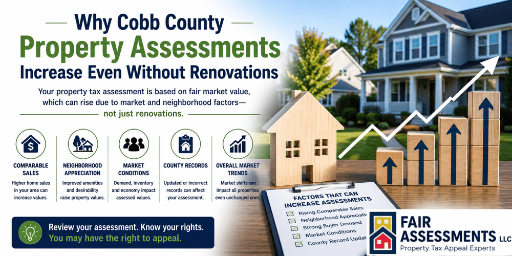 Why Cobb County Property Assessments Increase Even Without Renovations