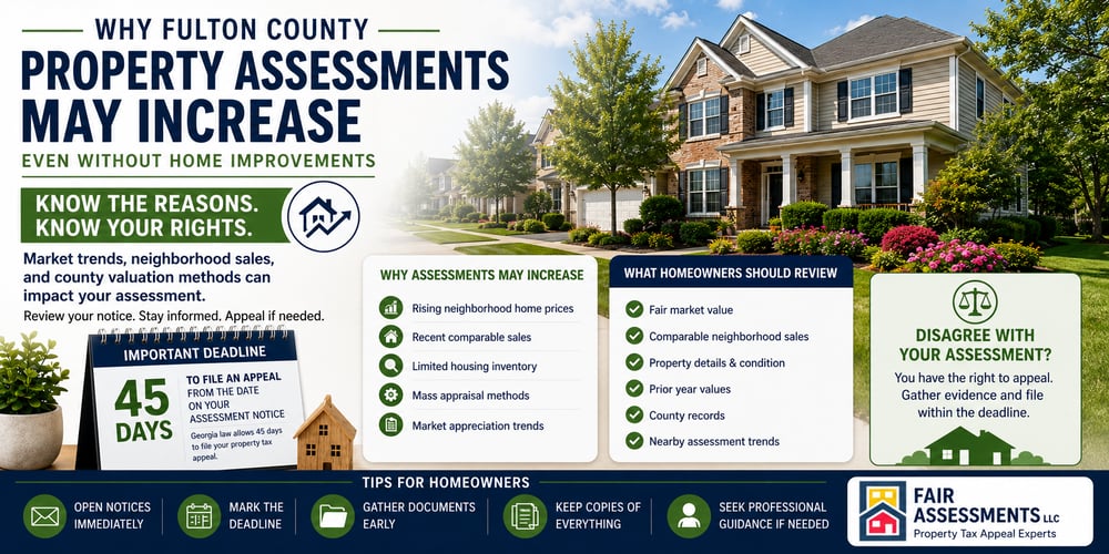 Why Fulton County Property Assessments May Increase Even Without Home Improvements